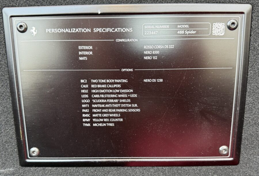 2017 Ferrari 488 Spider 2dr Auto for sale at Hofmanns